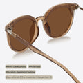 livho Polarized Retro Round Sunglasses Women Oversized Shades by Deal US