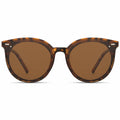 livho Polarized Retro Round Sunglasses Women Dark Tortoise/Brown Size Medium by Deal US