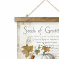 XIAOAIKA Vintage Pumpkin Thanksgiving Poster Wall Art Rustic 16x23 by Deal US