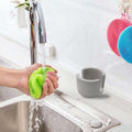 Coengwui Diatomite Sponge Holder Kitchen Sink Caddy Grey 2.56in Quick Dry by Deal US