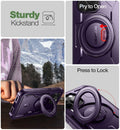 Dexnor Magnetic Case iPhone 14 Pro 6.1" Full-Body Shockproof Purple by Deal US