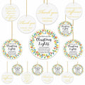 Layhit Ceramic Christmas Employee Appreciation Ornaments 16 Pcs Xmas Decor by Deal US