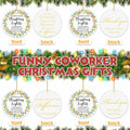 Layhit Ceramic Christmas Employee Appreciation Ornaments 16 Pcs Xmas Decor by Deal US
