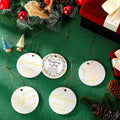 Layhit Ceramic Christmas Employee Appreciation Ornaments 16 Pcs Xmas Decor by Deal US