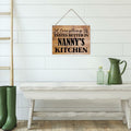 Rustic Wooden Kitchen Sign Grandma Gift Hanging Farmhouse 15x11.4 Inches by Deal US