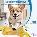 BENTOPAL Interactive Squeaky Dog Bone Toy Motion Activated Small Puppy by Deal US