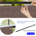 demoul Privacy Fence Balcony Screen Outdoor Patio Cover 3x5.75 ft by Deal US