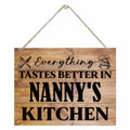 Rustic Wooden Kitchen Sign Grandma Gift Hanging Farmhouse 15x11.4 Inches by Deal US