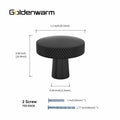 goldenwarm 10 Pack Gold Aluminium Alloy Cabinet Knobs for Drawers by Deal US