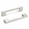 Haliwu 6 Pack Black Cabinet Handles 3-3/4 Inch Hole Center Modern Pulls by Deal US