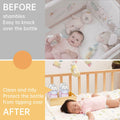 Ligne Collection Baby Bottle Nursery Food Organizer Bin Clear Handles by Deal US