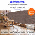 demoul Privacy Fence Balcony Screen Outdoor Patio Cover 3x5.75 ft by Deal US