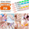 JOYJULY Nail Art Brushes Kit with Rhinestones Stickers Glitters Multi by Deal US