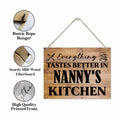 Rustic Wooden Kitchen Sign Grandma Gift Hanging Farmhouse 15x11.4 Inches by Deal US