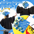 Knitgrip Graduation Cap Decoration Kit 98 Pc Blue Faux Flowers Butterfly by Deal US