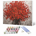 Ediximi Paint by Numbers Kit Tree of Life 12x16 Canvas Wooden Frame by Deal US