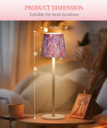 Faithorse Cordless Table Lamp Oil Painting Series Dimmable Pink 5200mAh by Deal US