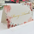 TOPJING 24 Heavy Duty Thank You Cards with Envelopes Gold Foil 4.15x6.5 Inch by Deal US