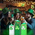 3 Pack St. Patrick's Day Flameless Tea Light Candles Shamrock Design Green by Deal US