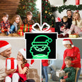 JHXLAMP Christmas Wreath Night Light 16 Color Change Santa Claus Decor by Deal US