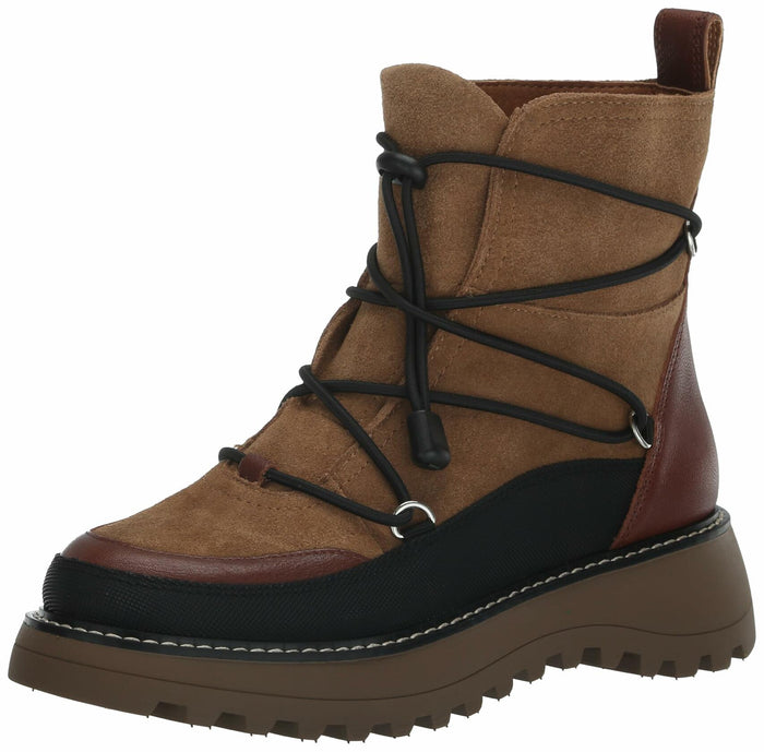 Lucky Brand Caelia Weather Ankle Boot Dark Natural Size 6.5 by Deal US