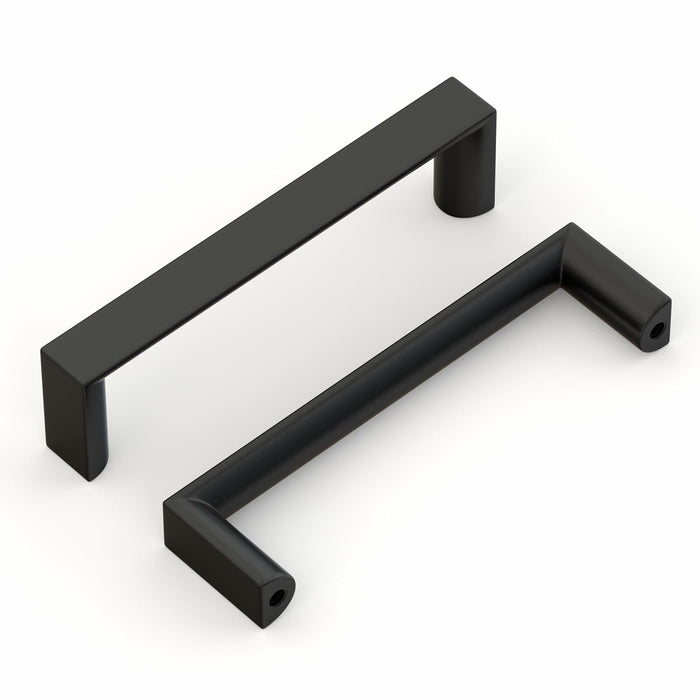 homdiy Cabinet Handles Matte Black 3.75in 96mm Hole Centers 10Pack by Deal US