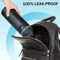 Sports Water Bottle 1L Leakproof Portable Black Gym Outdoor Travel by Deal US