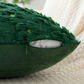 EMEMA Decorative Throw Pillow Covers 18x18 Inch Set of 2 Green Plush Soft by Deal US
