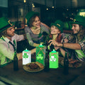 3 Pack St. Patrick's Day Flameless Tea Light Candles Shamrock Design Green by Deal US