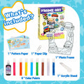 DoodleDoo DIY Vehicle Acrylic Photo Frame Painting Kit Kids Ages 4-12 by Deal US