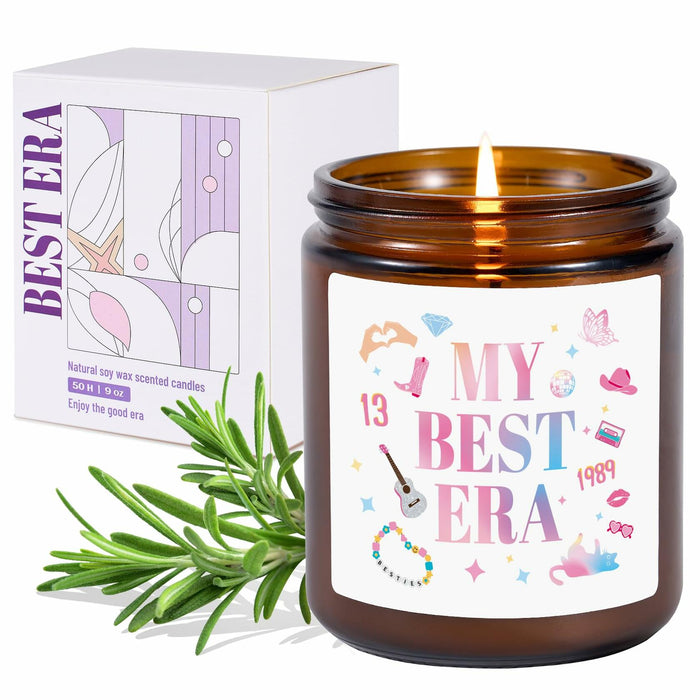 My Best Era Vanilla Scented Soy Candle 9oz Decorative Birthday Gift by Deal US