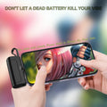 SYSFUN 4800mAh Portable Power Bank USB-C Charger Black by Deal US