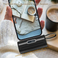 SYSFUN 4800mAh Portable Power Bank USB-C Charger Black by Deal US