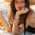 Taylo Sweet 5Pcs Beaded Friendship Bracelets for Women Multi Color by Deal US