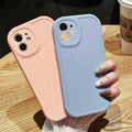 Callyue iPhone 16 6.1 TPU Case Circular Edges Camera Protection Black by Deal US