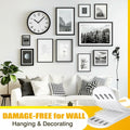 EMITEVER Heavy Duty Picture Hanging Strips Medium White 20 Pairs 40 Strips by Deal US