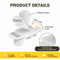 EMITEVER Heavy Duty Picture Hanging Strips Medium White 20 Pairs 40 Strips by Deal US