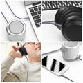 Henrety 3.5mm Nylon Braided Aux Cable 6.5ft Male to Male Gray by Deal US