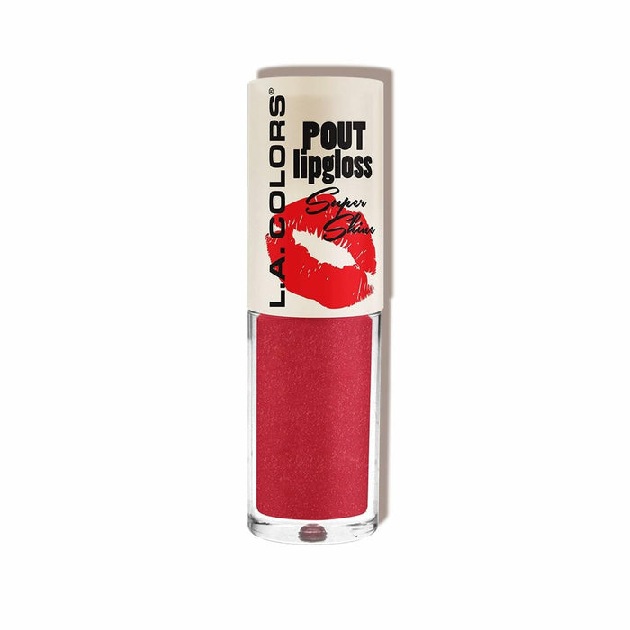 L.A. COLORS Pout Shiny Lipgloss French Kiss CLG647 .12 oz by Deal US