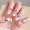 Tisaindor 5D Embossed Flower Nail Art Stickers 3 Sheets Rose Colorful by Deal US