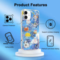 buccilly iPhone 12/12 Pro TPU Shockproof Case Azure Slim Soft Cover by Deal US