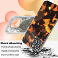 buccilly iPhone 12/12 Pro TPU Shockproof Case Brown Tortoise Shell by Deal US