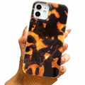 buccilly iPhone 12/12 Pro TPU Shockproof Case Brown Tortoise Shell by Deal US