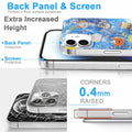 buccilly iPhone 12/12 Pro TPU Shockproof Case Azure Slim Soft Cover by Deal US