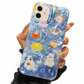 buccilly iPhone 12/12 Pro TPU Shockproof Case Azure Slim Soft Cover by Deal US