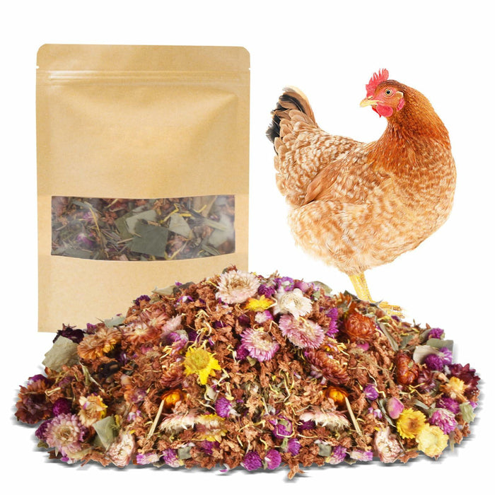Fokzucyo Chicken Nesting Herbs 14oz Natural Premixed 8 Dried Flowers Herbs by Deal US