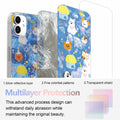 buccilly iPhone 12/12 Pro TPU Shockproof Case Azure Slim Soft Cover by Deal US