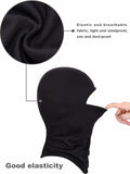 Ski Mask Balaclava Full Face Windproof 3 Pieces Size Medium White, Blue, Black by Deal US