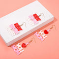 Love Heart Lucite Arch Dangle Earrings MOM Mother's Day Gifts Jewelry by Deal US
