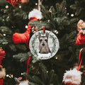 E&S Imports Schnauzer Ceramic Ornament DIY Personalizable Glazed Finish by Deal US